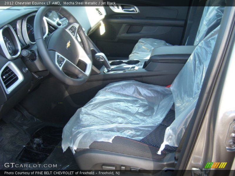 Mocha Steel Metallic / Jet Black 2012 Chevrolet Equinox LT AWD