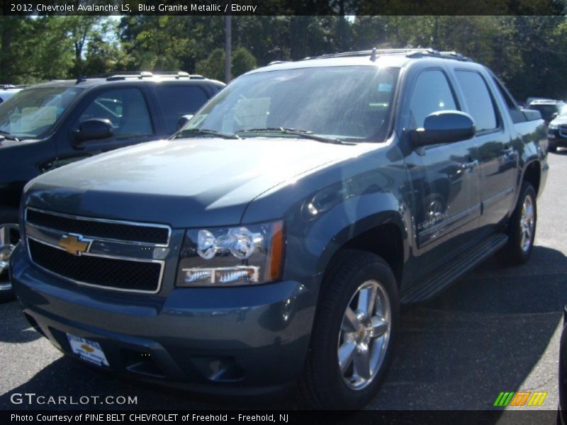 Blue Granite Metallic / Ebony 2012 Chevrolet Avalanche LS