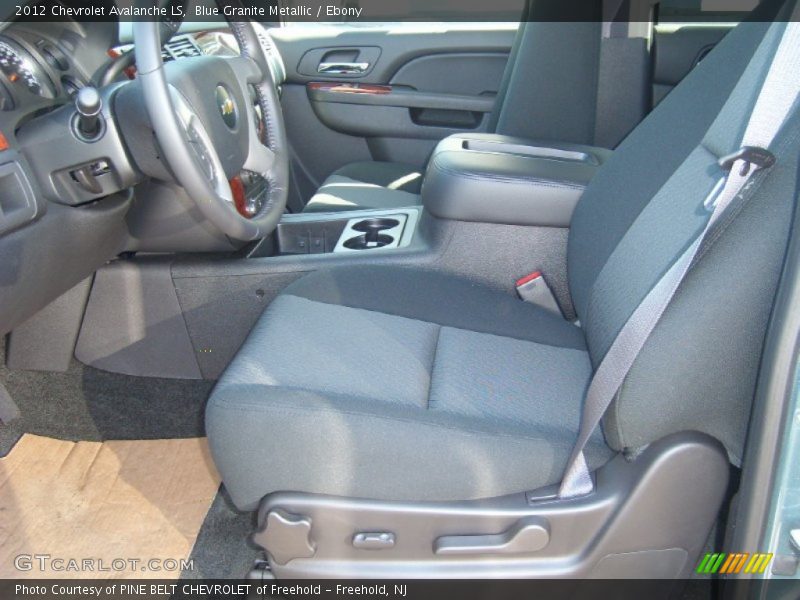 Blue Granite Metallic / Ebony 2012 Chevrolet Avalanche LS
