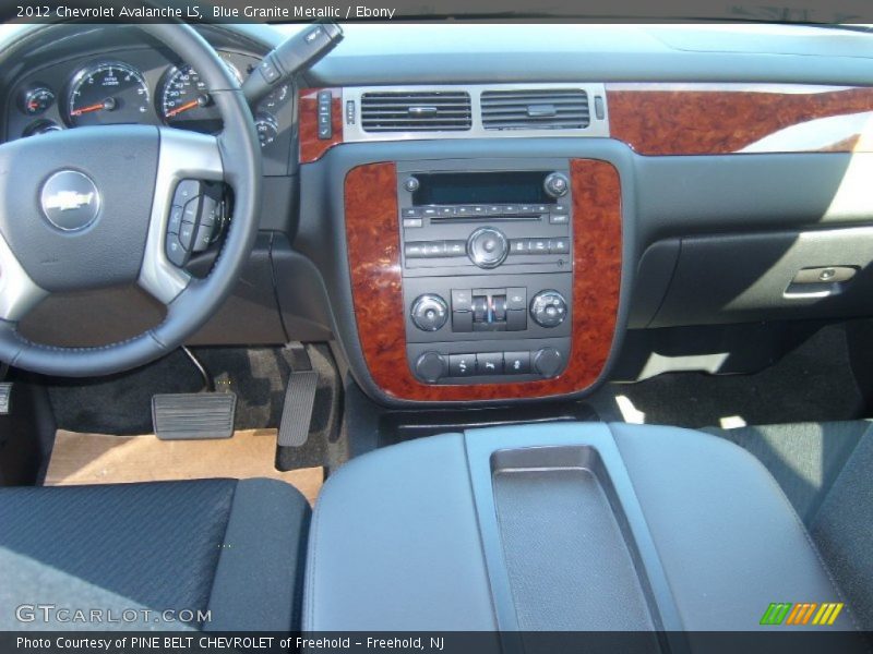Blue Granite Metallic / Ebony 2012 Chevrolet Avalanche LS
