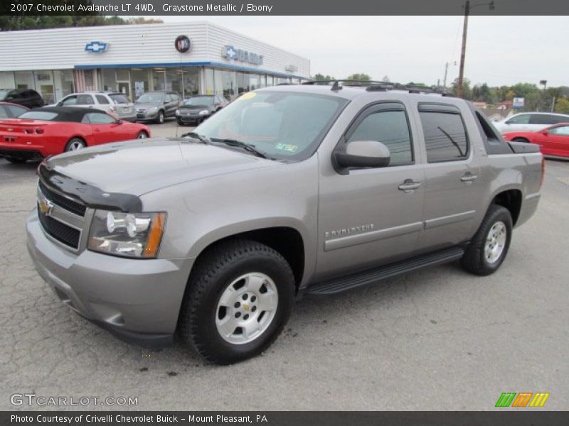 Graystone Metallic / Ebony 2007 Chevrolet Avalanche LT 4WD