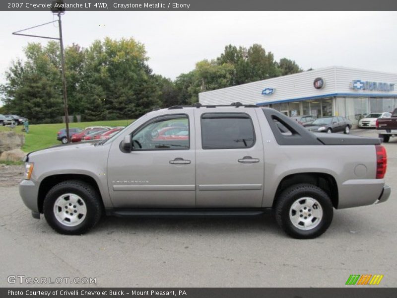 Graystone Metallic / Ebony 2007 Chevrolet Avalanche LT 4WD