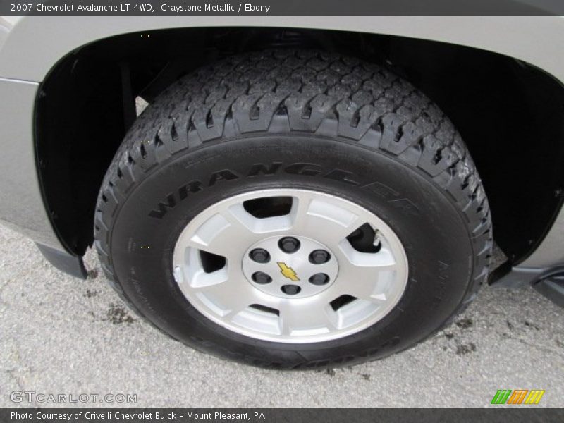 Graystone Metallic / Ebony 2007 Chevrolet Avalanche LT 4WD
