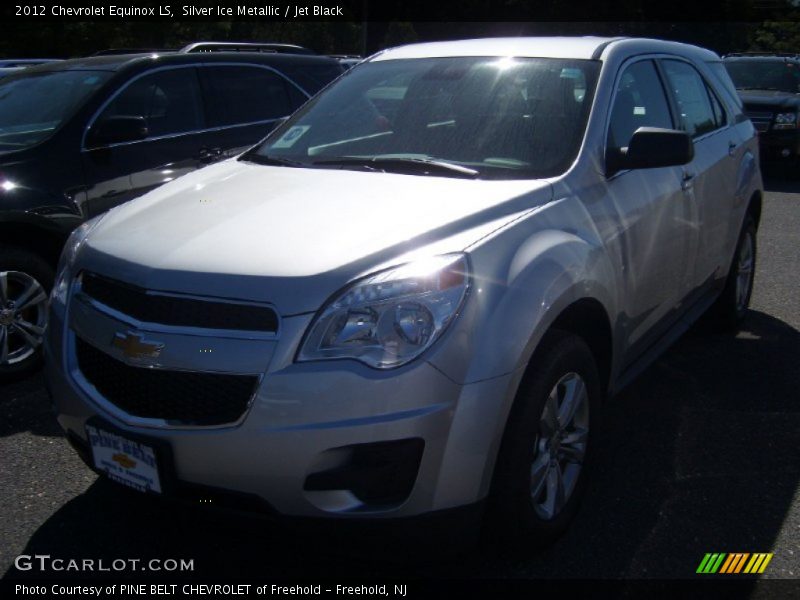 Silver Ice Metallic / Jet Black 2012 Chevrolet Equinox LS