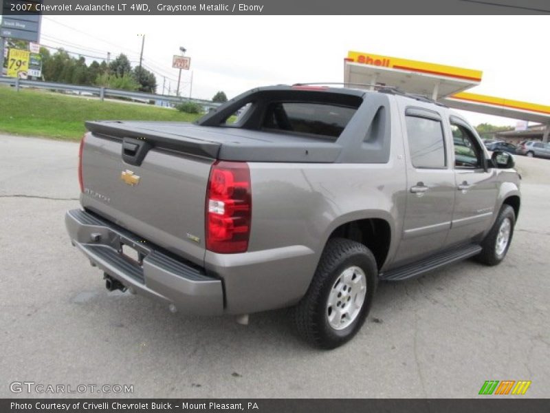 Graystone Metallic / Ebony 2007 Chevrolet Avalanche LT 4WD