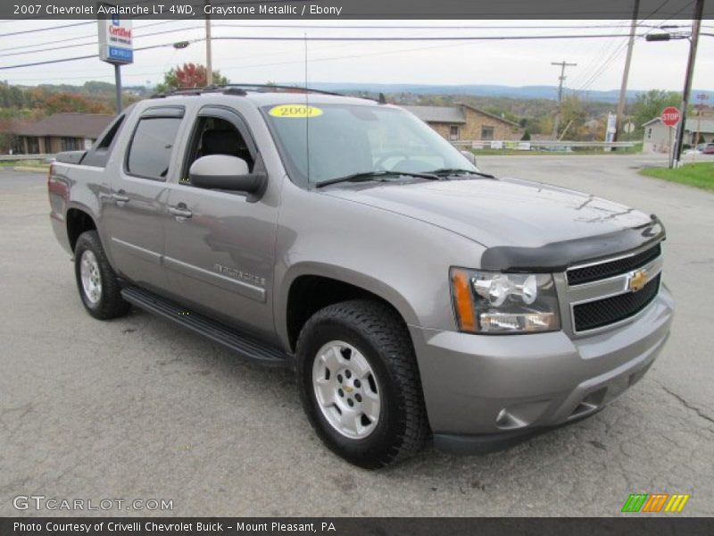 Graystone Metallic / Ebony 2007 Chevrolet Avalanche LT 4WD