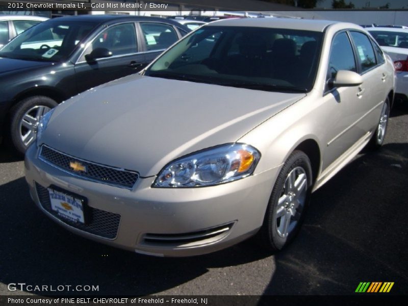 Gold Mist Metallic / Ebony 2012 Chevrolet Impala LT