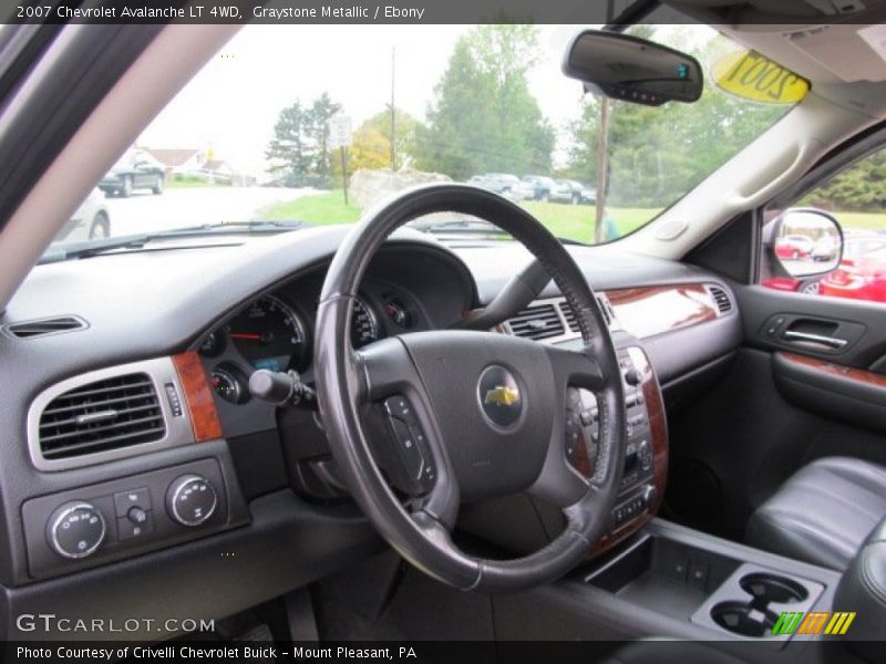 Graystone Metallic / Ebony 2007 Chevrolet Avalanche LT 4WD