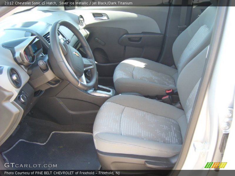 Silver Ice Metallic / Jet Black/Dark Titanium 2012 Chevrolet Sonic LS Hatch