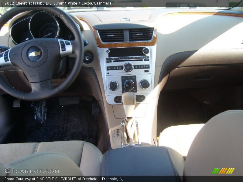 Summit White / Cocoa/Cashmere 2012 Chevrolet Malibu LT
