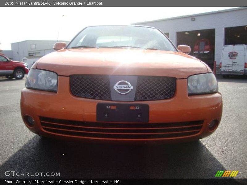 Volcanic Orange / Charcoal 2005 Nissan Sentra SE-R