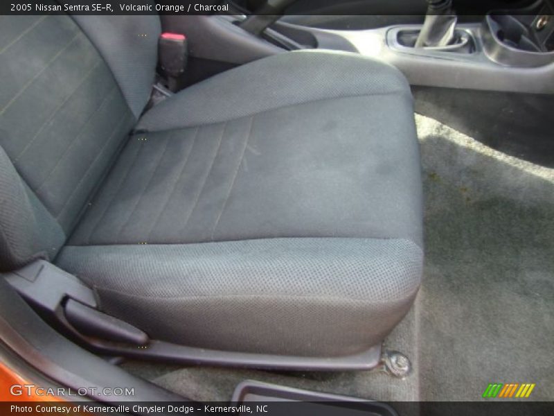 Volcanic Orange / Charcoal 2005 Nissan Sentra SE-R