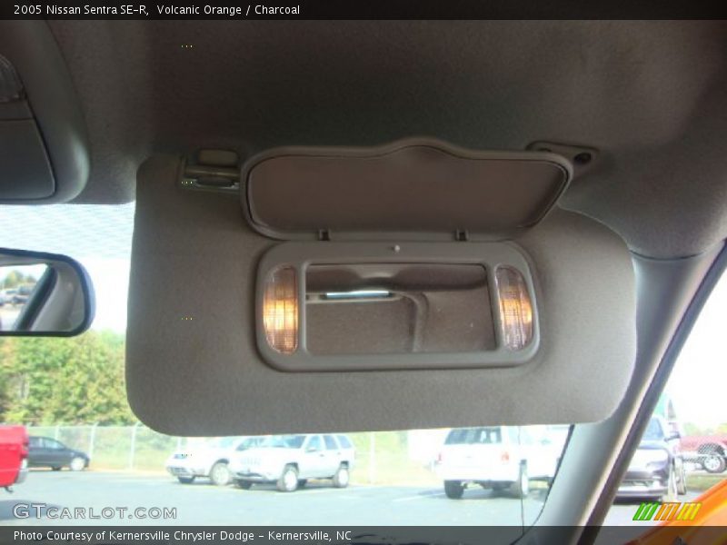 Volcanic Orange / Charcoal 2005 Nissan Sentra SE-R