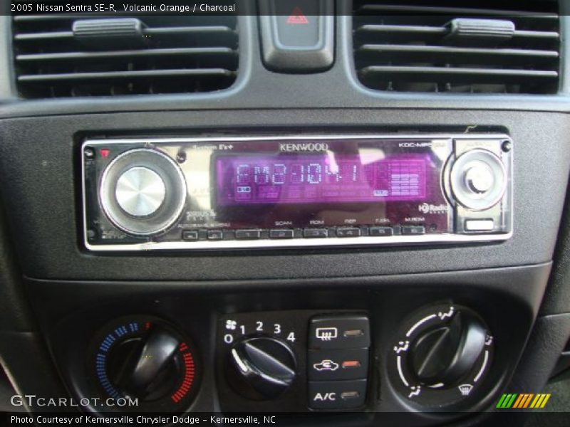 Volcanic Orange / Charcoal 2005 Nissan Sentra SE-R