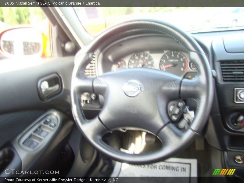 Volcanic Orange / Charcoal 2005 Nissan Sentra SE-R