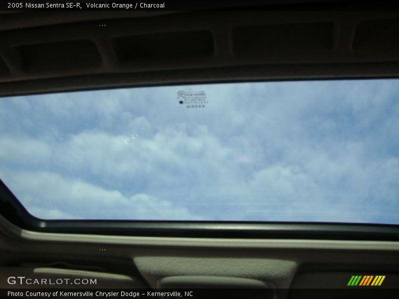 Volcanic Orange / Charcoal 2005 Nissan Sentra SE-R