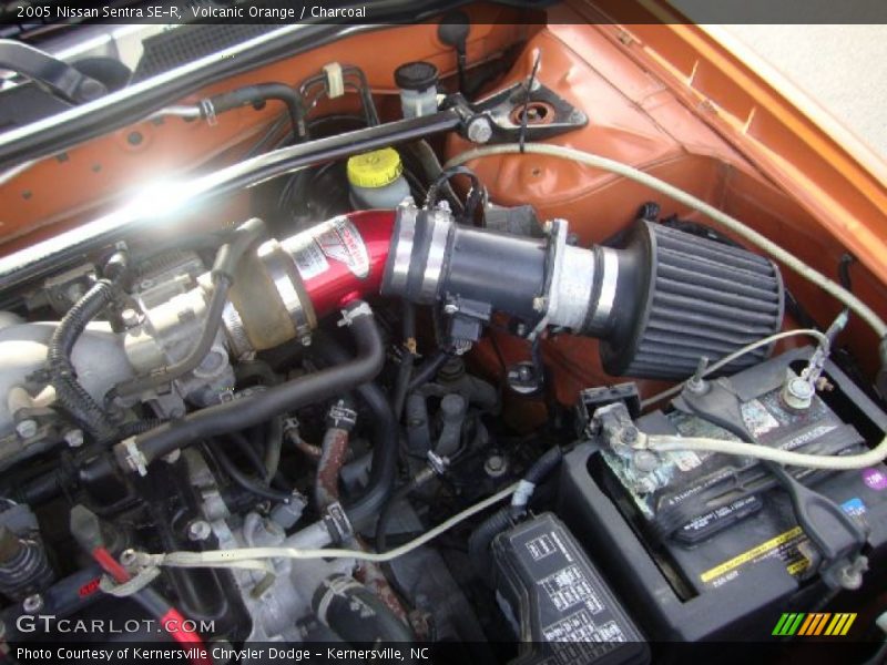 Volcanic Orange / Charcoal 2005 Nissan Sentra SE-R