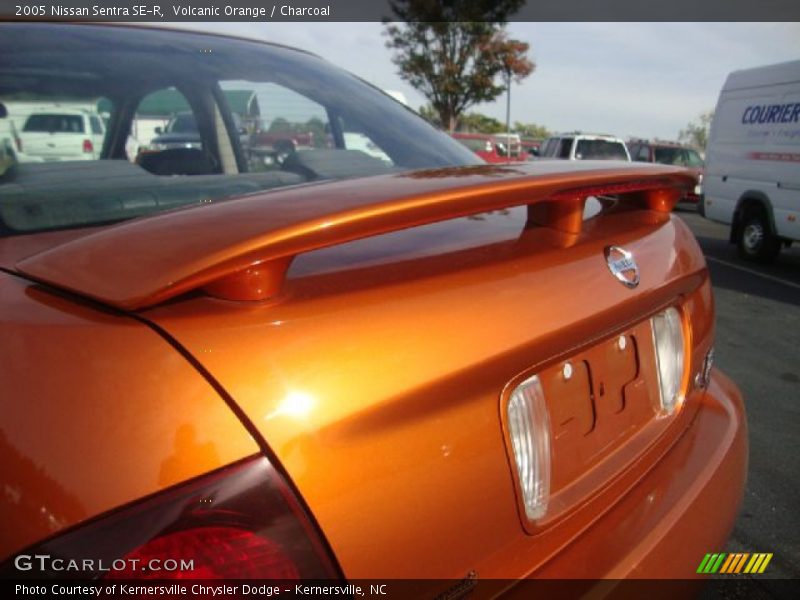 Volcanic Orange / Charcoal 2005 Nissan Sentra SE-R