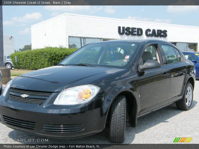 Black / Gray 2006 Chevrolet Cobalt LS Sedan
