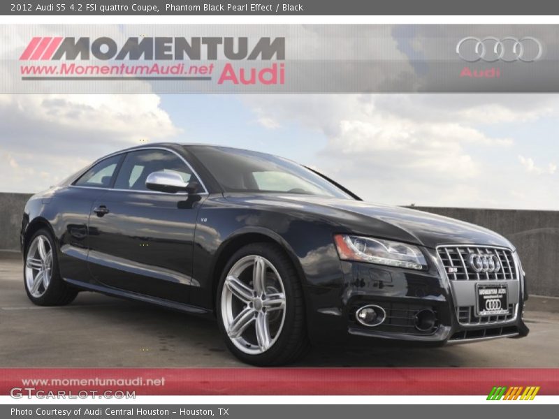 Phantom Black Pearl Effect / Black 2012 Audi S5 4.2 FSI quattro Coupe