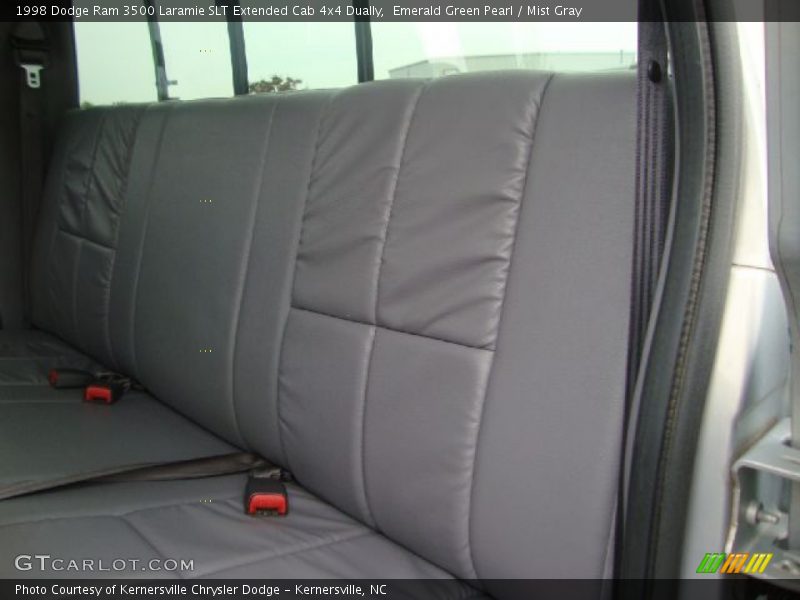 Emerald Green Pearl / Mist Gray 1998 Dodge Ram 3500 Laramie SLT Extended Cab 4x4 Dually