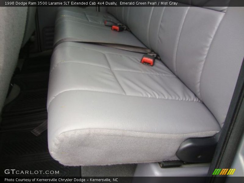 Emerald Green Pearl / Mist Gray 1998 Dodge Ram 3500 Laramie SLT Extended Cab 4x4 Dually