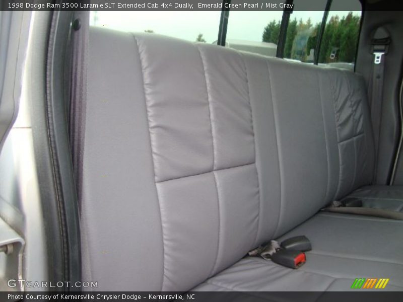 Emerald Green Pearl / Mist Gray 1998 Dodge Ram 3500 Laramie SLT Extended Cab 4x4 Dually