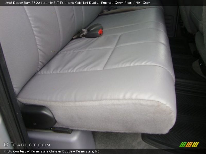 Emerald Green Pearl / Mist Gray 1998 Dodge Ram 3500 Laramie SLT Extended Cab 4x4 Dually