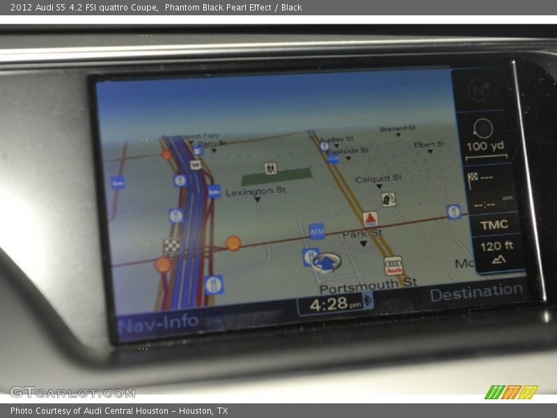 Navigation of 2012 S5 4.2 FSI quattro Coupe