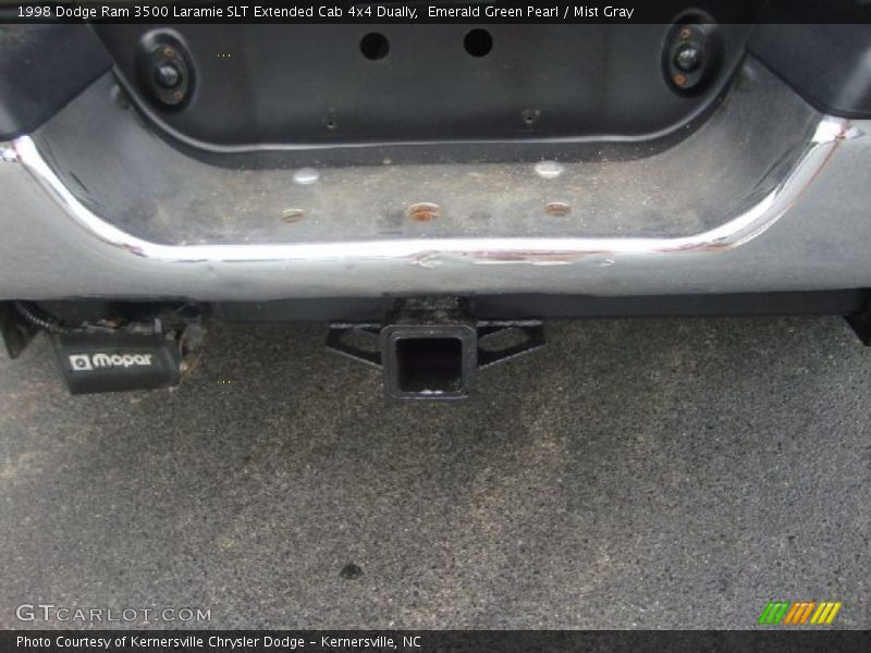 Emerald Green Pearl / Mist Gray 1998 Dodge Ram 3500 Laramie SLT Extended Cab 4x4 Dually