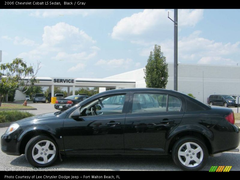 Black / Gray 2006 Chevrolet Cobalt LS Sedan