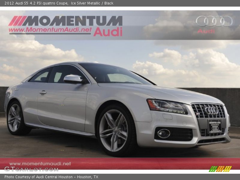 Ice Silver Metallic / Black 2012 Audi S5 4.2 FSI quattro Coupe