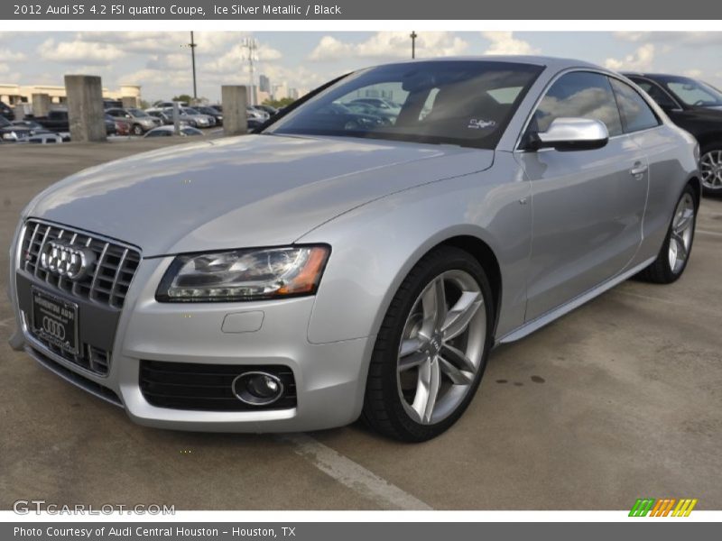 Ice Silver Metallic / Black 2012 Audi S5 4.2 FSI quattro Coupe