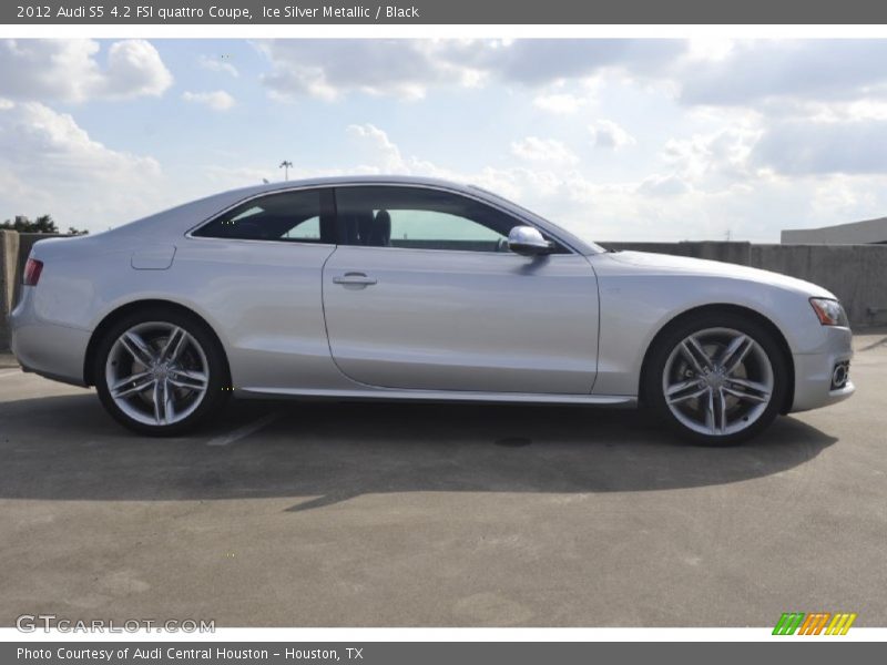 Ice Silver Metallic / Black 2012 Audi S5 4.2 FSI quattro Coupe