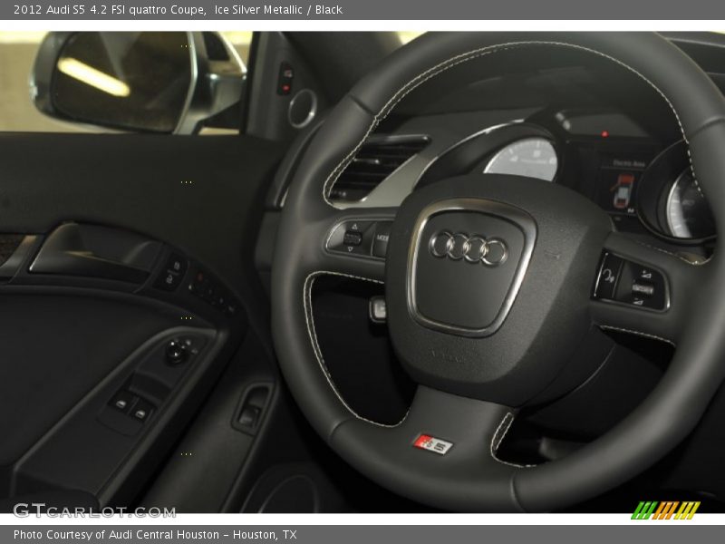 Ice Silver Metallic / Black 2012 Audi S5 4.2 FSI quattro Coupe