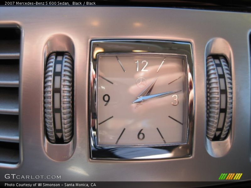 Black / Black 2007 Mercedes-Benz S 600 Sedan