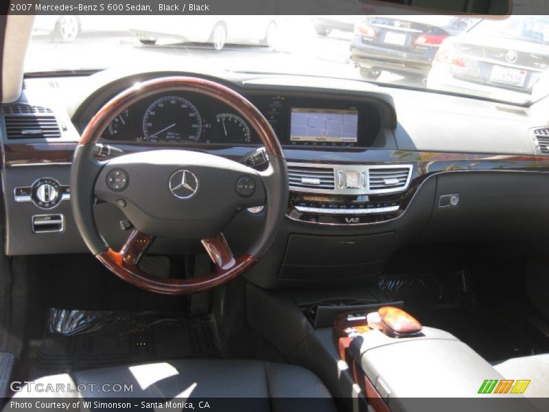 Dashboard of 2007 S 600 Sedan