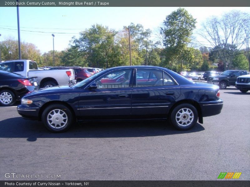 Midnight Blue Pearl / Taupe 2000 Buick Century Custom