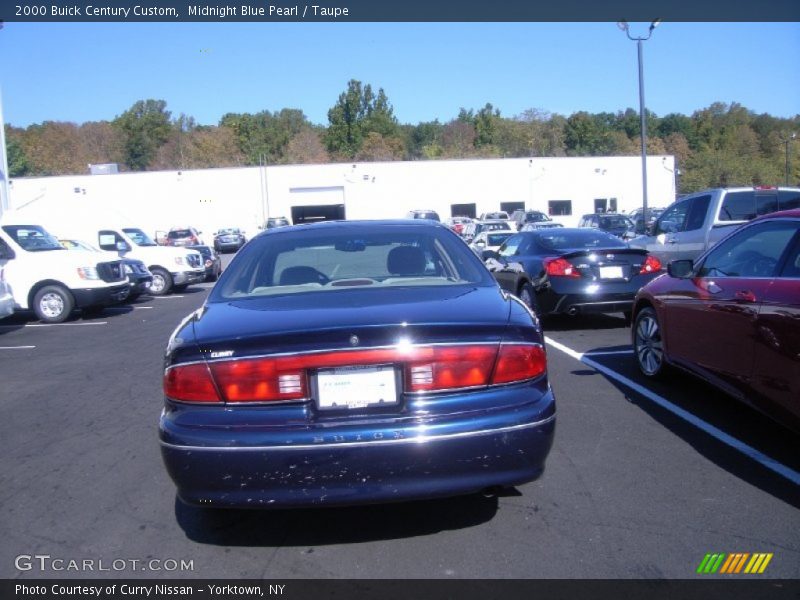 Midnight Blue Pearl / Taupe 2000 Buick Century Custom