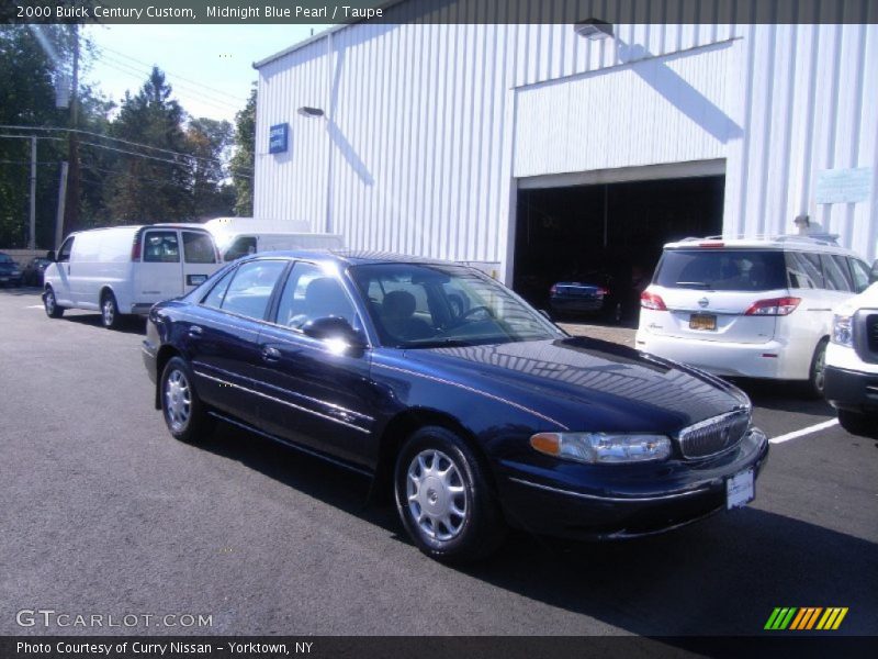 Midnight Blue Pearl / Taupe 2000 Buick Century Custom