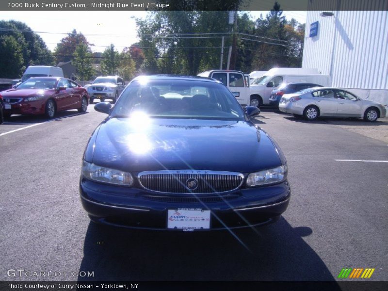 Midnight Blue Pearl / Taupe 2000 Buick Century Custom
