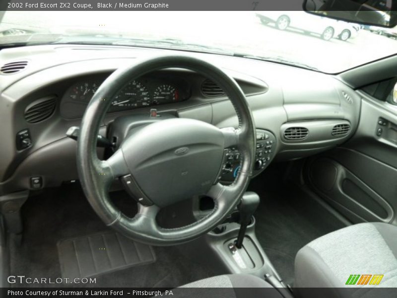Black / Medium Graphite 2002 Ford Escort ZX2 Coupe
