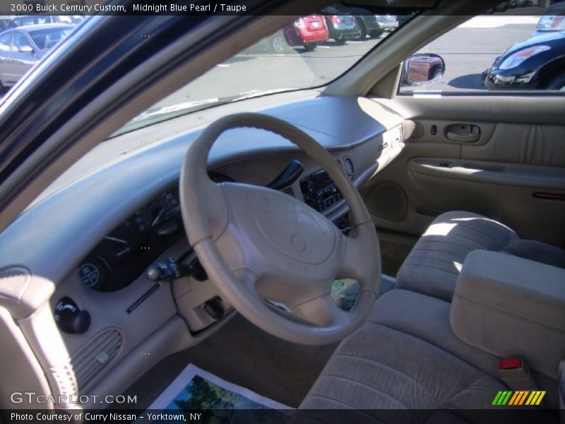 Midnight Blue Pearl / Taupe 2000 Buick Century Custom
