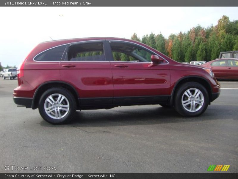 Tango Red Pearl / Gray 2011 Honda CR-V EX-L