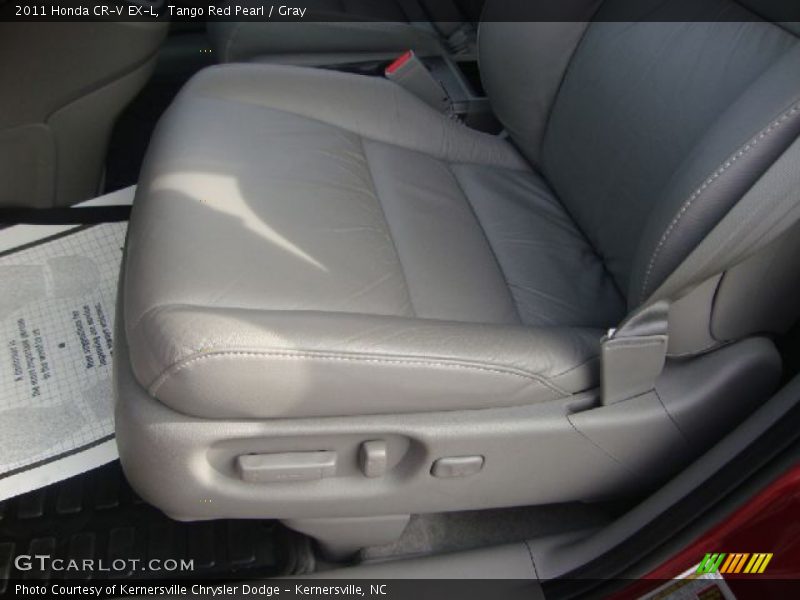Tango Red Pearl / Gray 2011 Honda CR-V EX-L