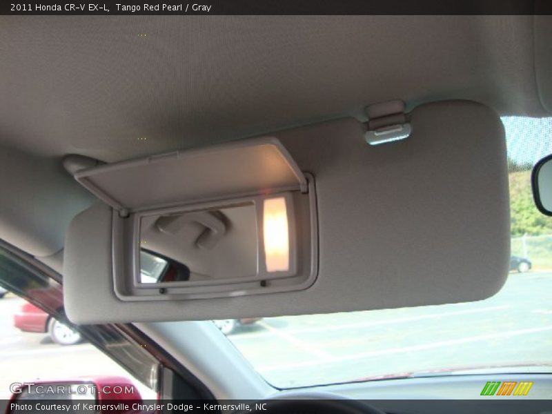 Tango Red Pearl / Gray 2011 Honda CR-V EX-L
