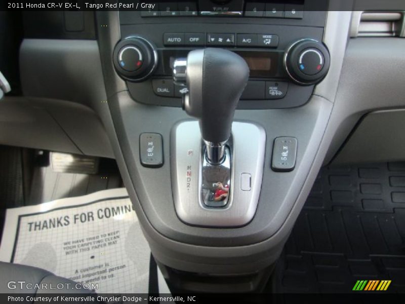 Tango Red Pearl / Gray 2011 Honda CR-V EX-L