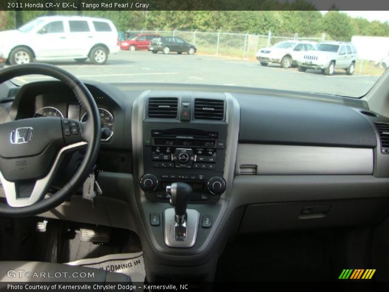 Tango Red Pearl / Gray 2011 Honda CR-V EX-L