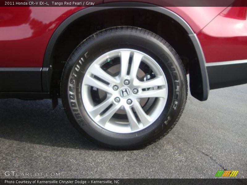 Tango Red Pearl / Gray 2011 Honda CR-V EX-L
