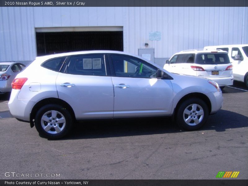 Silver Ice / Gray 2010 Nissan Rogue S AWD